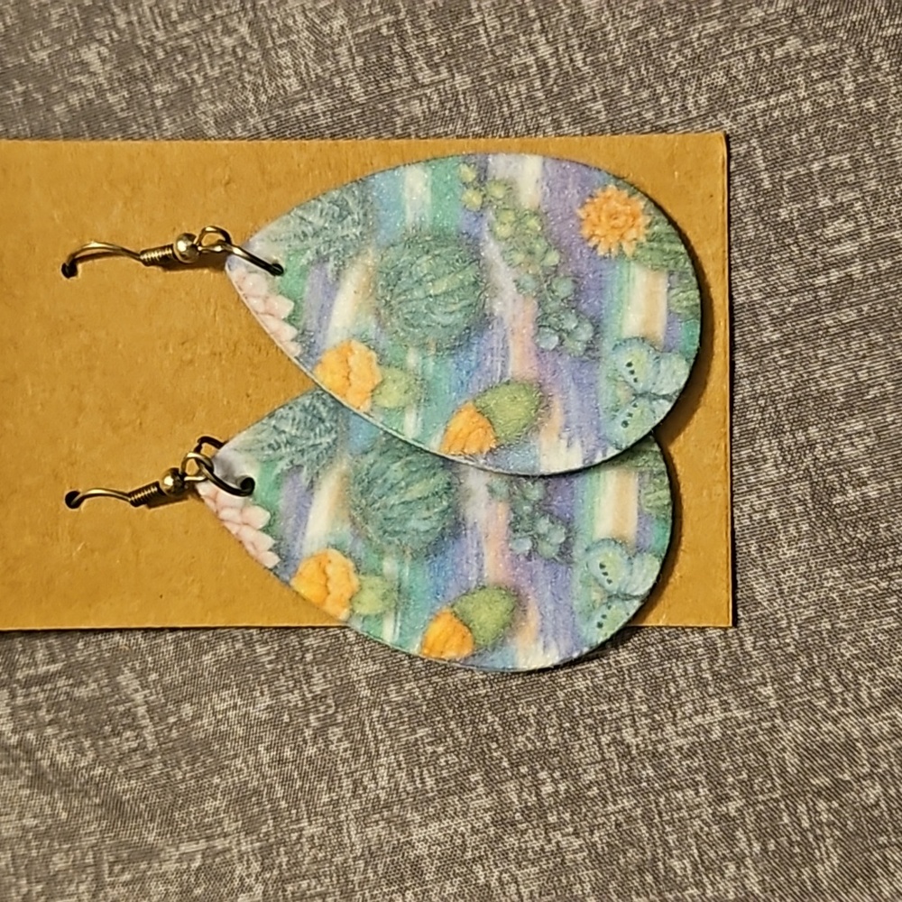 Cactus earrings